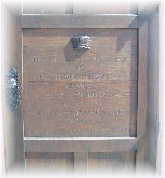 Chapel door.