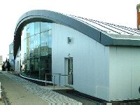 Exterior of the purpose built, envronmentlally controlled building